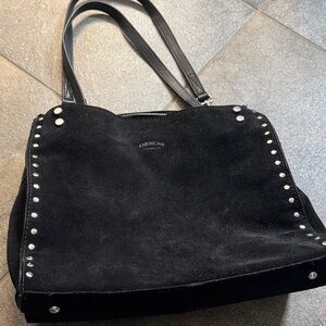 Black Studded Women's Bag